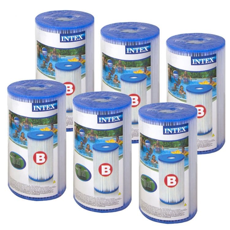 Filtr filtry 6 sztuk typ B do pompy INTEX 29005