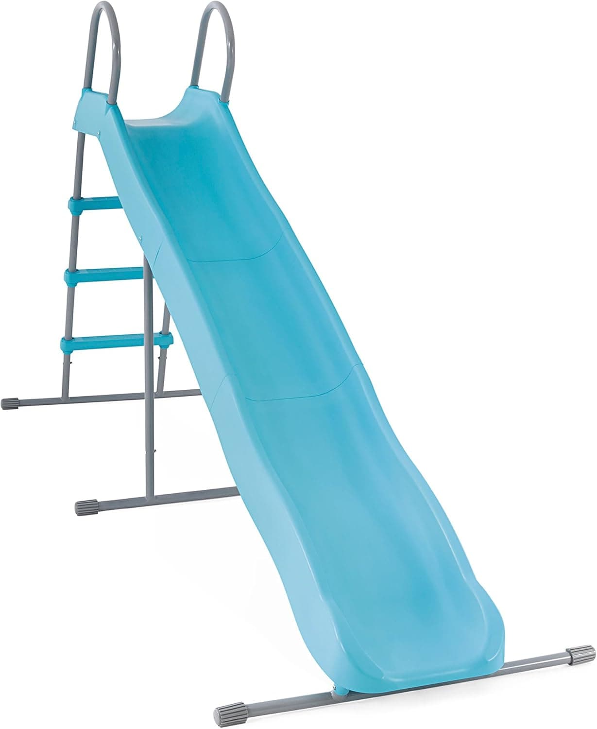 Zjeżdżalnia dla dzieci ogrodowa ślizg 244 cm duża stal tworzywo INTEX 44107