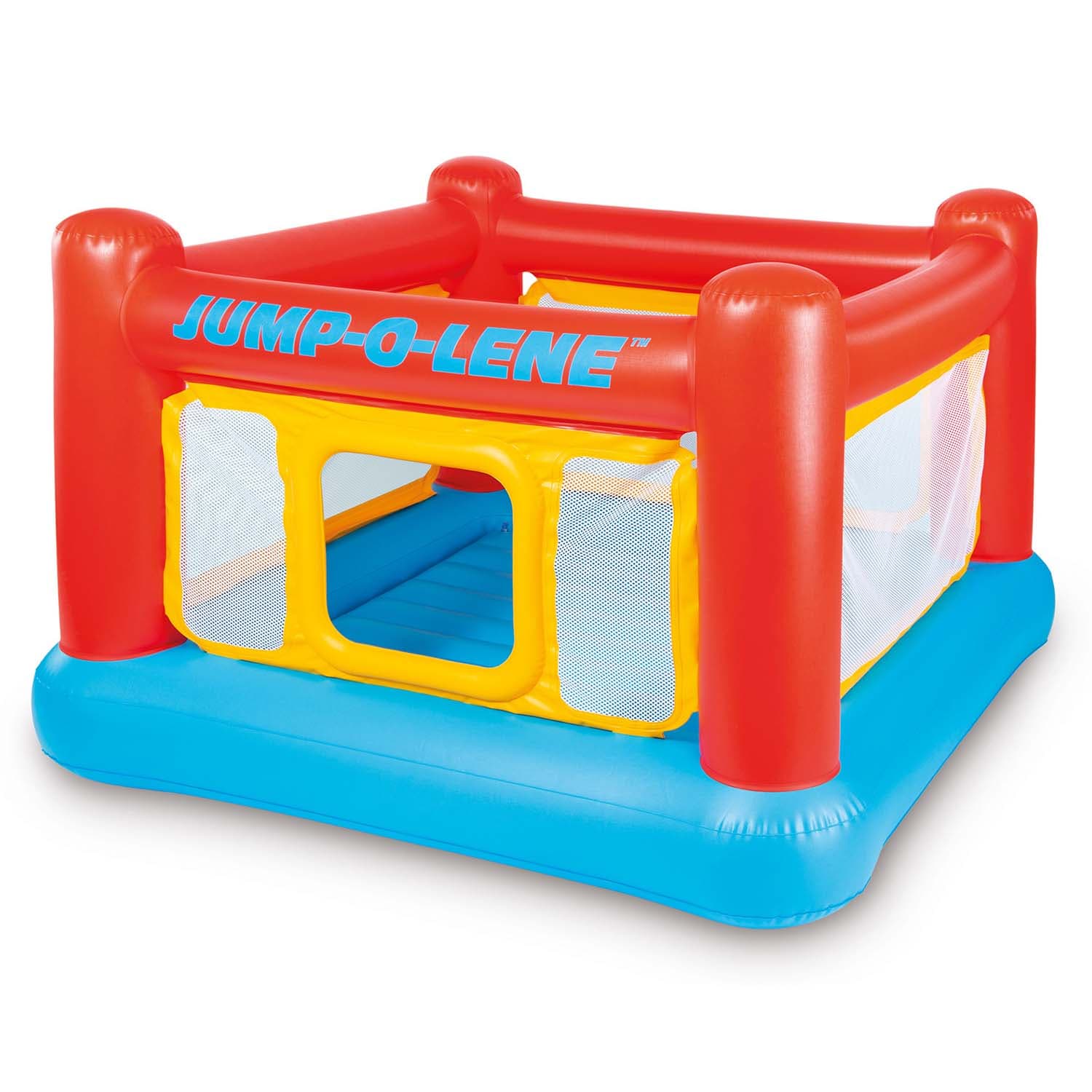Trampolina dmuchana zamek 174x174x112 cm INTEX 48260