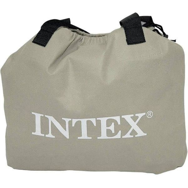Duży dmuchany materac 203x152 cm z wbudowaną pompką INTEX 64126ND