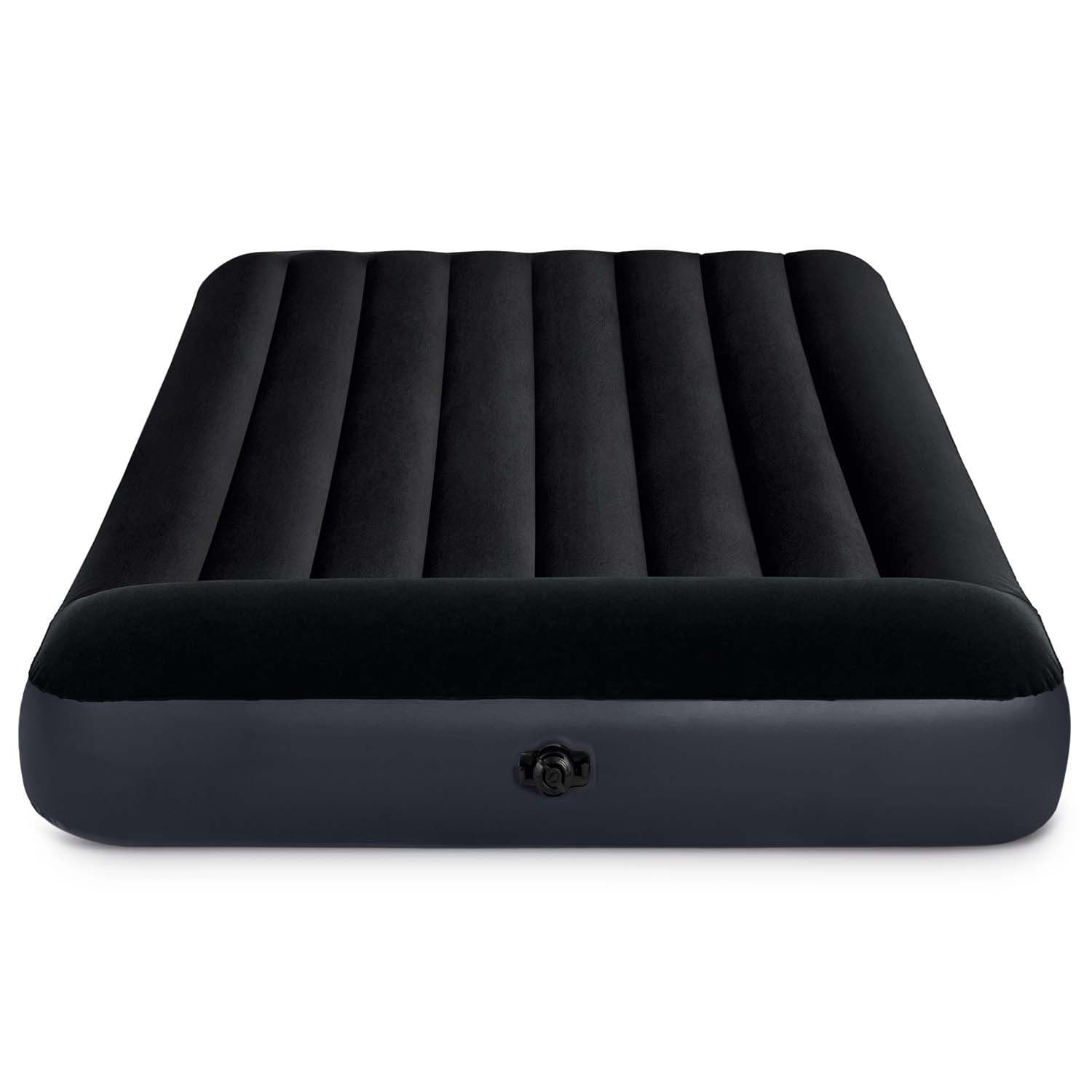Materac dmuchany dwuosobowy 191x137x25 cm łóżko z zagłówkiem INTEX 64142