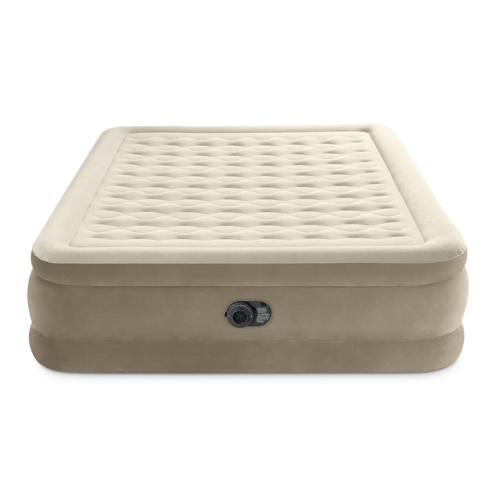 Materac dmuchany dwuosobowy 203x152 cm z wbudowaną pomką INTEX 64428