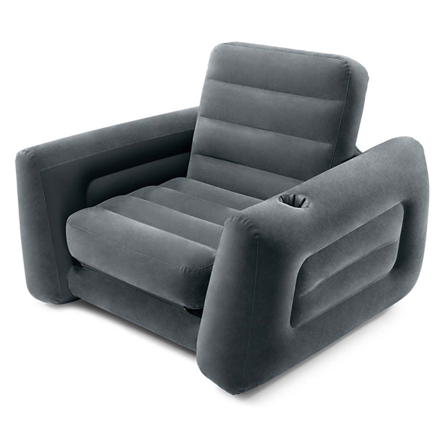 Pompowany fotel materac leżanka łóżko 2w1 INTEX 66551NP