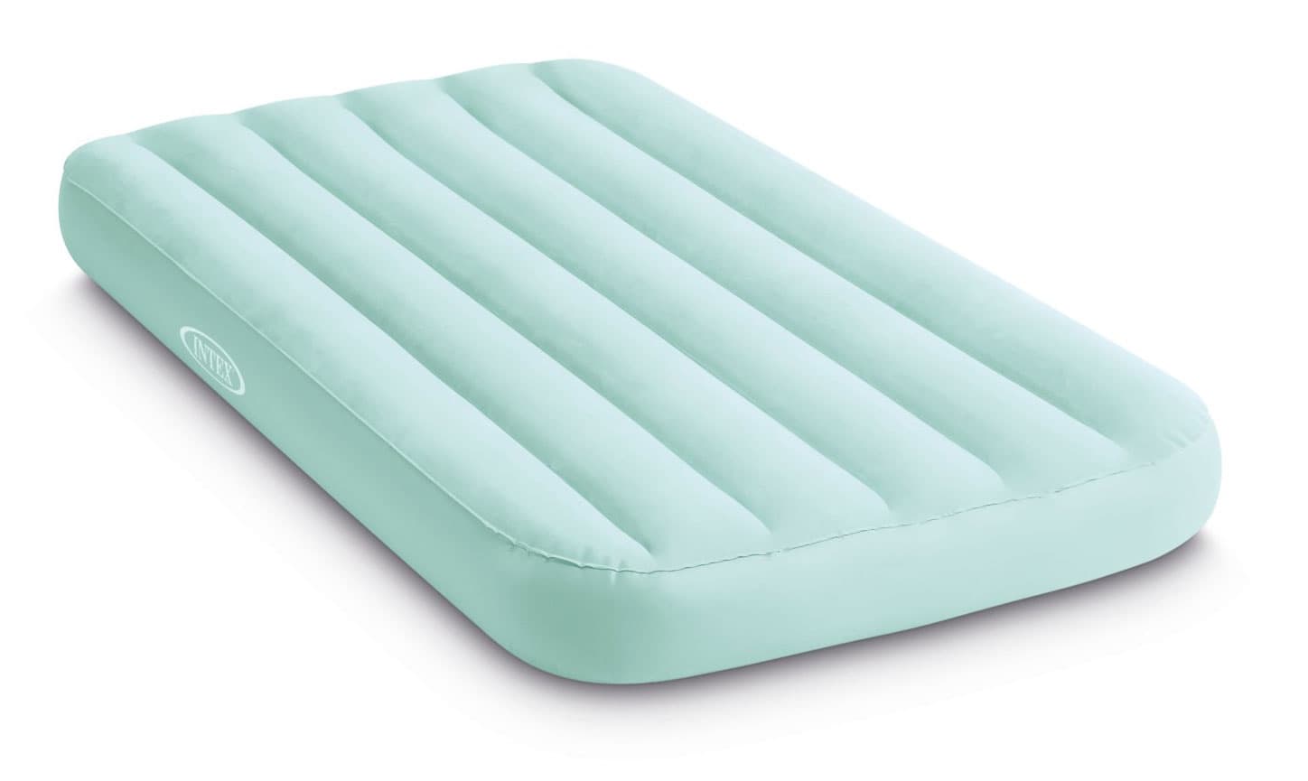 Materac dmuchany dla dzieci do spania 157x88x18 cm niebieski INTEX 66803NP BLUE