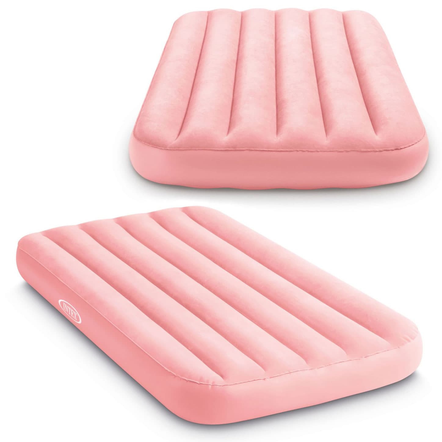 Materac dmuchany dla dzieci do spania 157x88x18 cm różowy INTEX 66803NP PINK