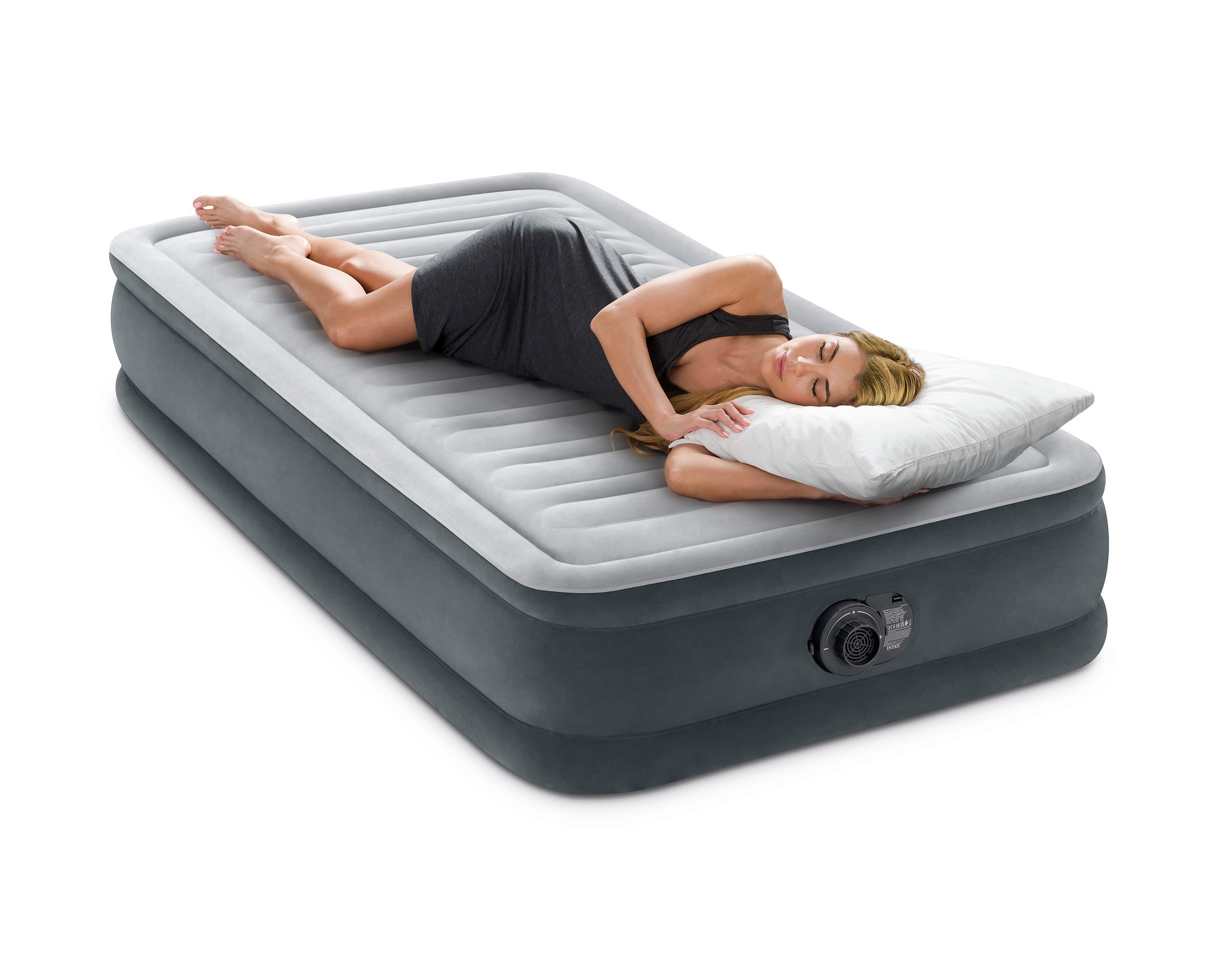 Materac łóżko 191x99 cm z pompką 1-osobowy Comfort 67766ND